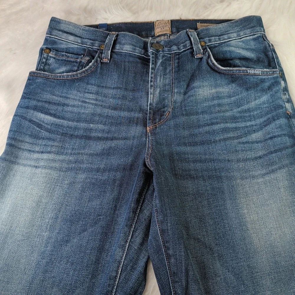 Citizens‎ Humanity Evans Jeans Mens Dark Wash Blue Straight Denim Fits 32x33